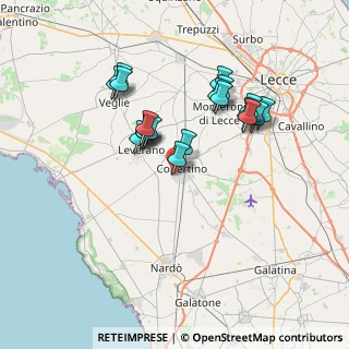 Mappa Zona, 73043 Copertino LE, Italia (6.8695)