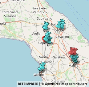 Mappa Zona Gelsi, 73043 Copertino LE, Italia (15.93278)