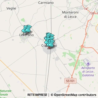 Mappa Via Liguria, 73043 Copertino LE, Italia (2.02455)