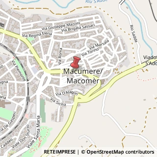 Mappa Corso Umberto I, 43, 08015 Macomer, Nuoro (Sardegna)
