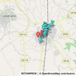 Mappa Via Casole, 73043 Copertino LE, Italia (1.01385)