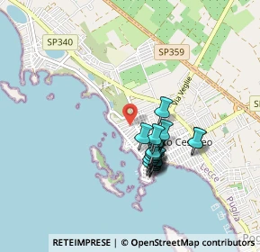 Mappa 73010 Porto Cesareo LE, Italia (0.76778)