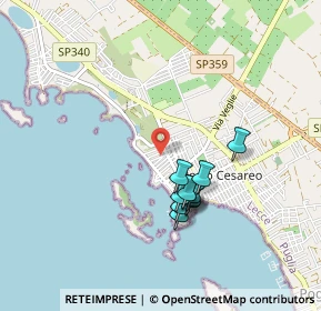 Mappa 73010 Porto Cesareo LE, Italia (0.82455)