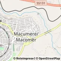 Kaart Macomer