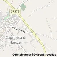 Kaart Caprarica di Lecce