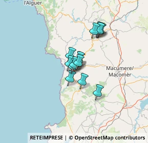 Mappa Via Montiggiu, 09090 Suni NU, Italia (8.61643)