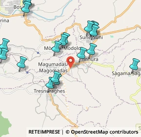 Mappa Via Montiggiu, 09090 Suni NU, Italia (2.589)