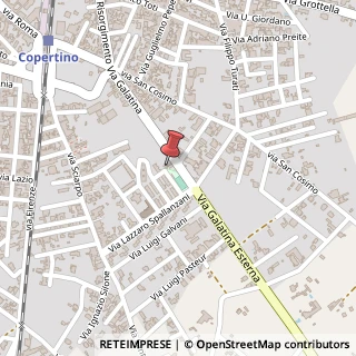 Mappa Via Galatina, 73043 Copertino, Lecce (Puglia)