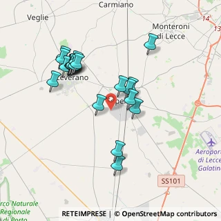 Mappa Via San Lorenzo Martire, 73043 Copertino LE, Italia (3.88)