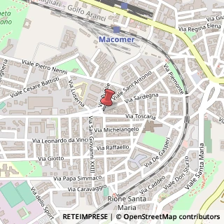Mappa Piazza Sant'Antonio, 5, 08015 Macomer, Nuoro (Sardegna)