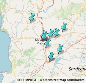 Mappa Via Sicilia, 08015 Macomer NU, Italia (9.69727)