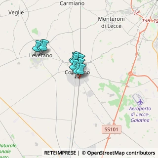 Mappa Via Firenze, 73043 Copertino LE, Italia (2.21909)