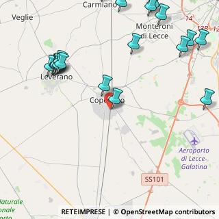 Mappa Via Emilia, 73043 Copertino LE, Italia (6.5325)