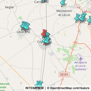 Mappa Via Emilia, 73043 Copertino LE, Italia (5.741)