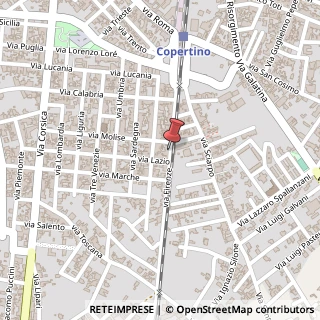 Mappa Via Firenze, 50, 73043 Copertino, Lecce (Puglia)