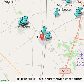 Mappa Via Regina Isabella, 73043 Copertino LE, Italia (6.5385)