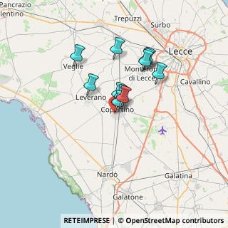 Mappa Via Regina Isabella, 73043 Copertino LE, Italia (5.64909)
