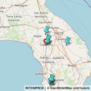 Mappa Via Regina Isabella, 73043 Copertino LE, Italia (25.44583)
