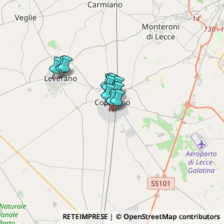 Mappa Via Marche, 73043 Copertino LE, Italia (2.08909)