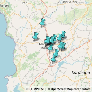 Mappa Via Lazio, 08015 Macomer NU, Italia (8.01)
