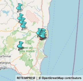 Mappa Via Guglielmo Marconi, 09043 Muravera CA, Italia (11.9925)