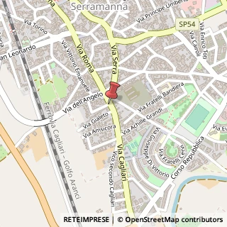 Mappa Via Cagliari, 10, 09038 Serramanna, Medio Campidano (Sardegna)