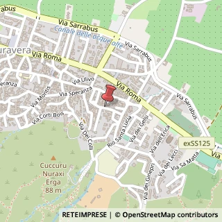 Mappa Via Santa Lucia, 15, 09043 Villaputzu, Cagliari (Sardegna)