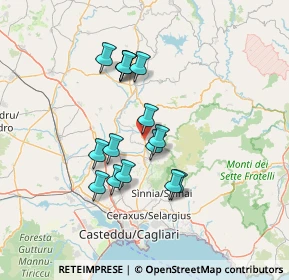 Mappa SS 387 del Gerrei, 09041 Dolianova CA (12.77933)