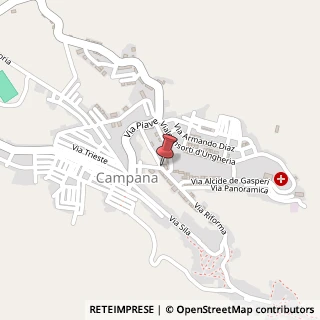 Mappa Via Caduti Via Fani, 29, 87061 Campana, Cosenza (Calabria)