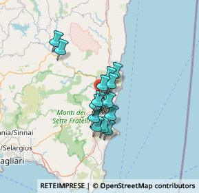 Mappa CHH6+45, 09043 Muravera CA, Italia (9.45813)