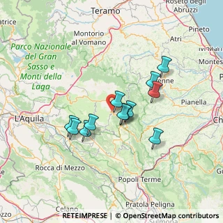 Mappa Piazzale del Lago, 67023 Castel del Monte AQ, Italia (11.61333)
