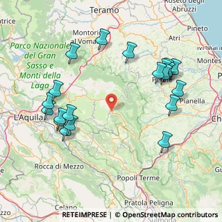 Mappa Via S. Sebastiano, 67023 Castel del Monte AQ, Italia (19.1255)