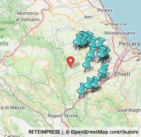 Mappa Contrada San, 65010 Civitella Casanova PE, Italia (12.4725)