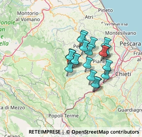 Mappa Contrada San, 65010 Civitella Casanova PE, Italia (10.047)