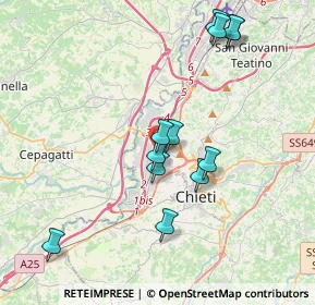 Mappa Viale B. Croce, 66013 Chieti CH, Italia (3.92583)