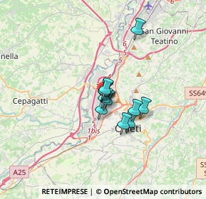 Mappa Viale B. Croce, 66013 Chieti CH, Italia (2.00455)