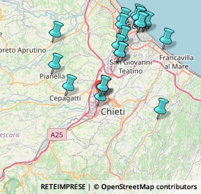 Mappa Viale B. Croce, 66013 Chieti CH, Italia (8.7415)
