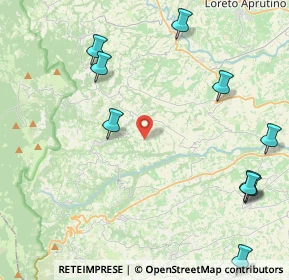 Mappa Contrada Pastini, 65010 Civitella Casanova PE, Italia (6.09818)