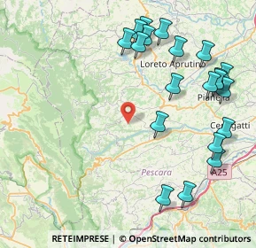 Mappa Contrada Pastini, 65010 Civitella Casanova PE, Italia (10.3285)