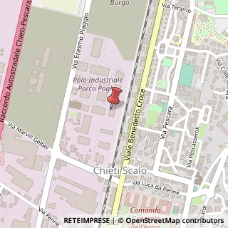 Mappa Via Erasmo Piaggio, Snc, 66100 Chieti, Chieti (Abruzzo)