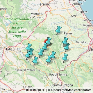 Mappa Rione Campo della Fiera, 67023 Castel del Monte AQ, Italia (12.118)