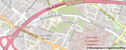 Mappa L'Aquila