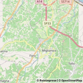 Mappa Miglianico