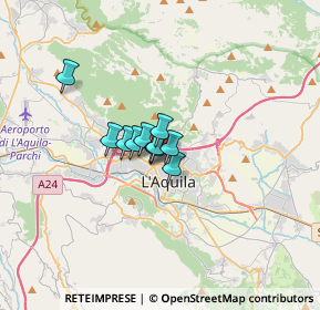 Mappa Via Colle Pretara, 67100 L'Aquila AQ, Italia (1.62727)