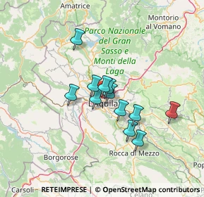 Mappa Via Colle Pretara, 67100 L'Aquila AQ, Italia (10.21417)