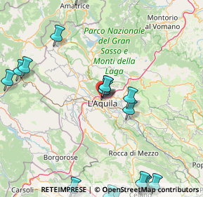 Mappa Via Colle Pretara, 67100 L'Aquila AQ, Italia (26.284)