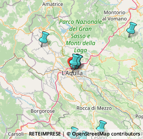 Mappa Via Colle Pretara, 67100 L'Aquila AQ, Italia (22.83333)