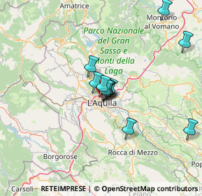 Mappa Via Colle Pretara, 67100 L'Aquila AQ, Italia (10.58167)