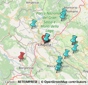 Mappa Via Colle Pretara, 67100 L'Aquila AQ, Italia (15.72467)