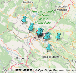 Mappa Via Colle Pretara, 67100 L'Aquila AQ, Italia (6.71077)